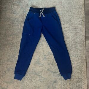Royal Blue FIGS Jogger Scrub Pants